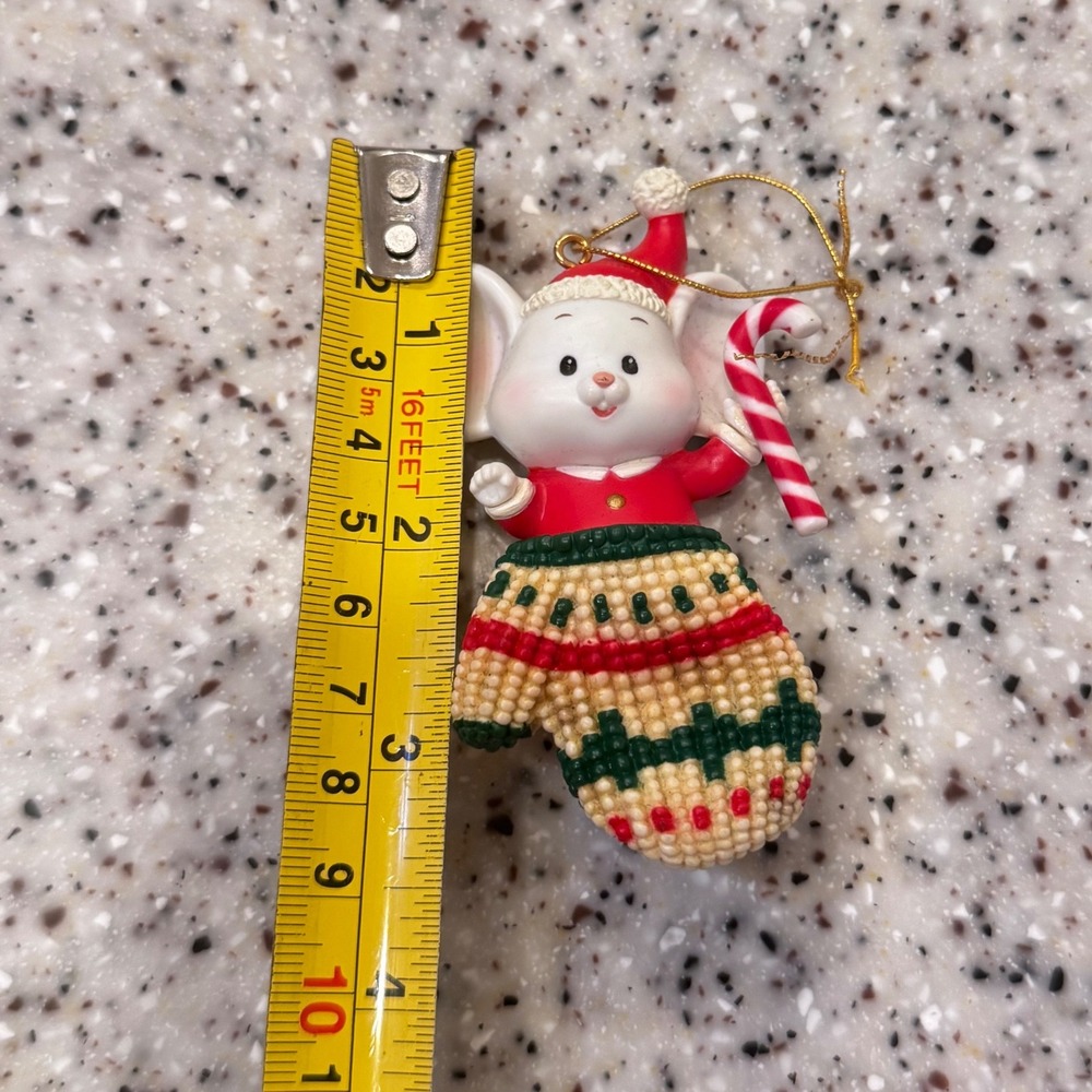 Enesco Mouse in a Mitten Christmas Ornament Santa Hat 1987
Original box EUC - Picture 7 of 10